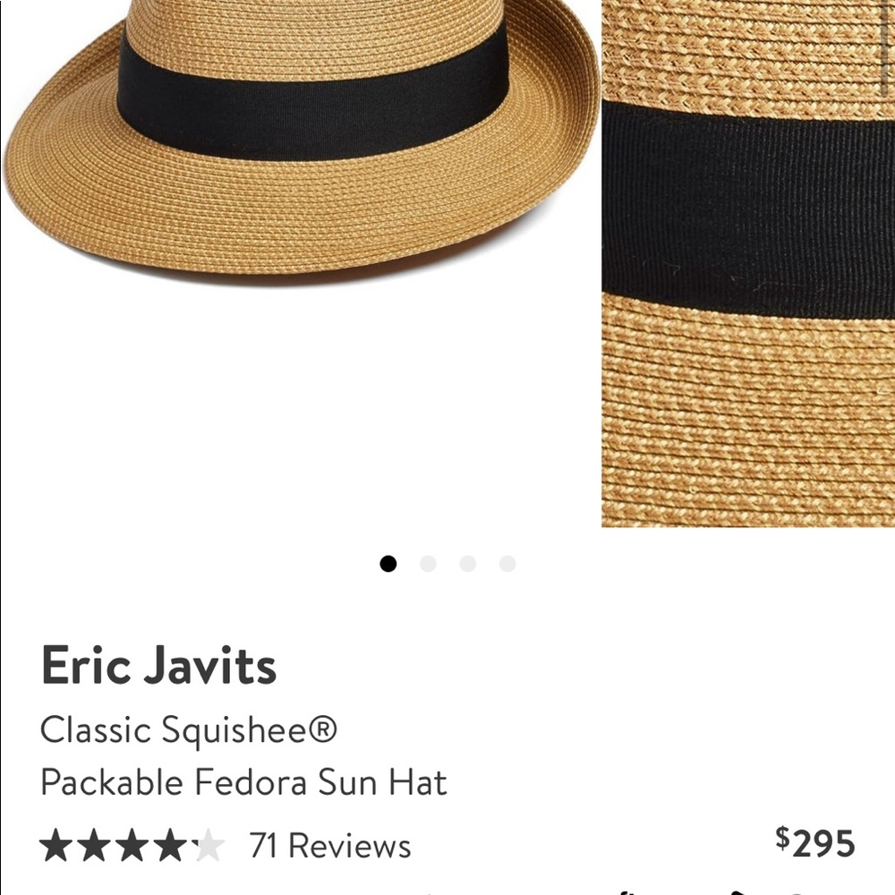 Brand new Eric Javits fedora hat